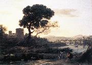 Claude Lorrain Landscape with Shepherds   The Pont Molle fgh china oil painting reproduction